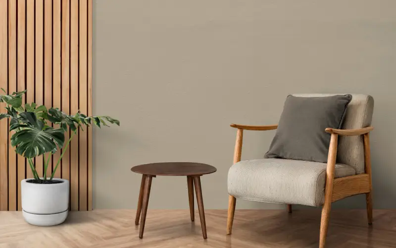 Viitorul Amenajarilor Interioare , imagine interior amenajare minimalista cu un scaun si o masa